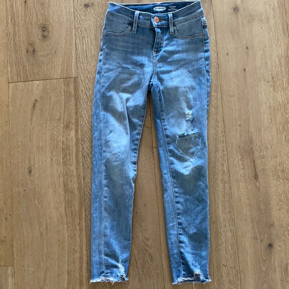 Distressed Ballerina Jeggings